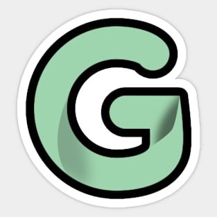 3D G design Sticker